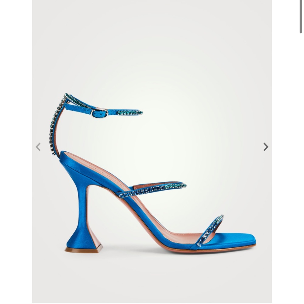 Amina muaddi gilda heels blue ombre